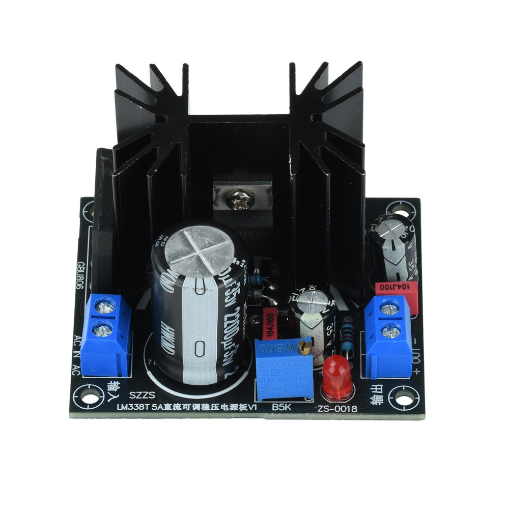 LM338T Linear Adjustable Volta - Linear Lab Power Supply Adjustable ulasan dan harga