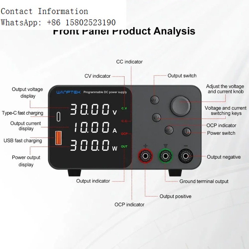 TPS3010 30V 10A Power Supply P - Programmable Dc Power Supply 30V 10A ulasan dan harga